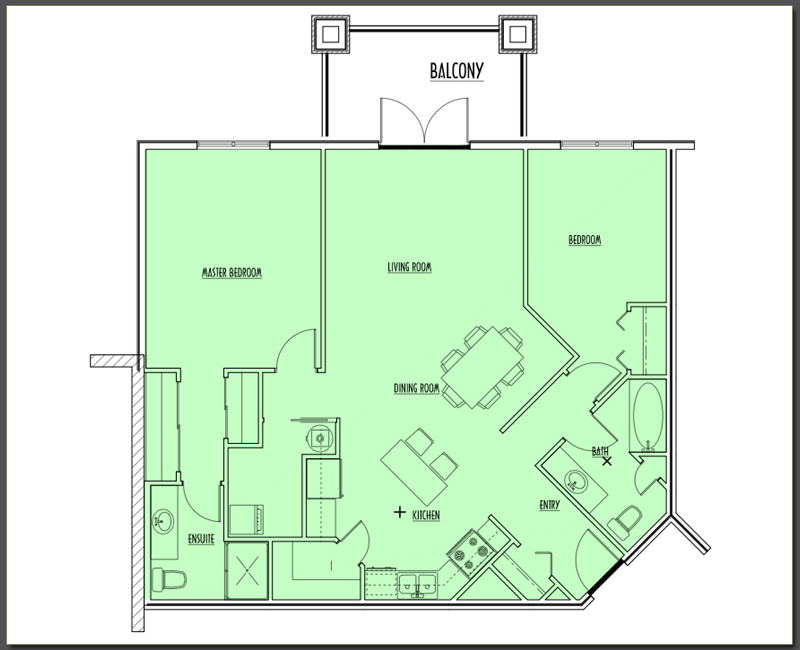 Large view of Suite Type A